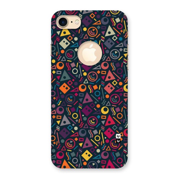 Abstract Figures Back Case for iPhone 8 Logo Cut