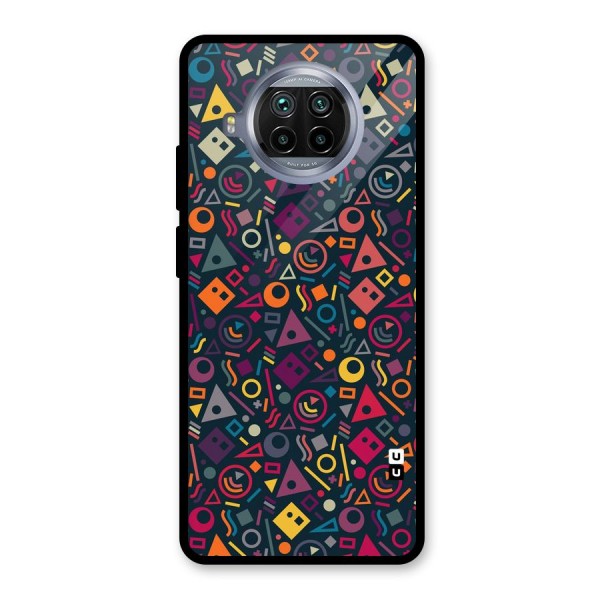 Abstract Figures Glass Back Case for Mi 10i