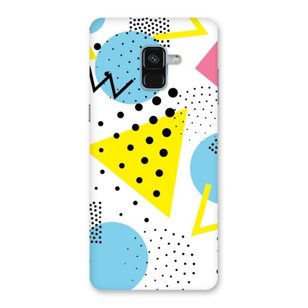 Abstract Geometry Back Case for Galaxy A8 Plus