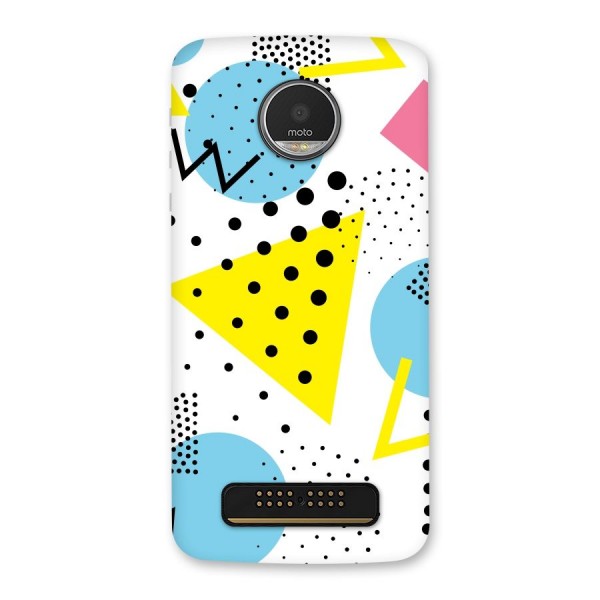 Abstract Geometry Back Case for Moto Z Play