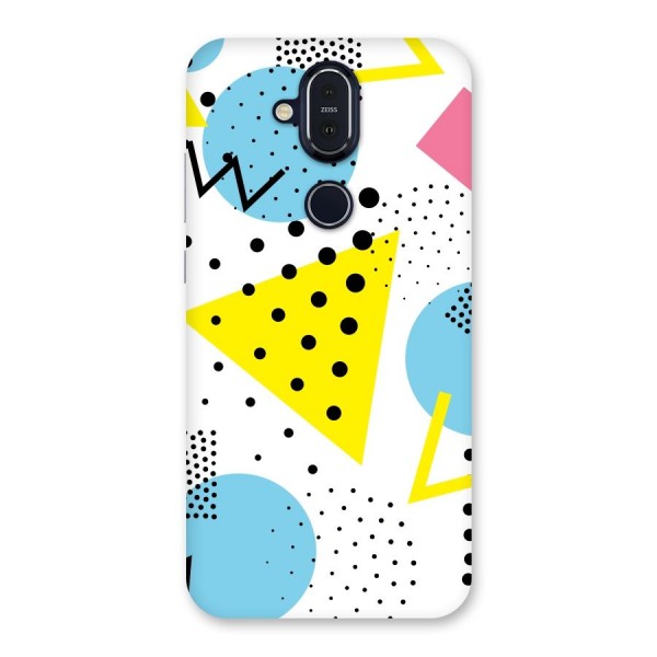 Abstract Geometry Back Case for Nokia 8.1