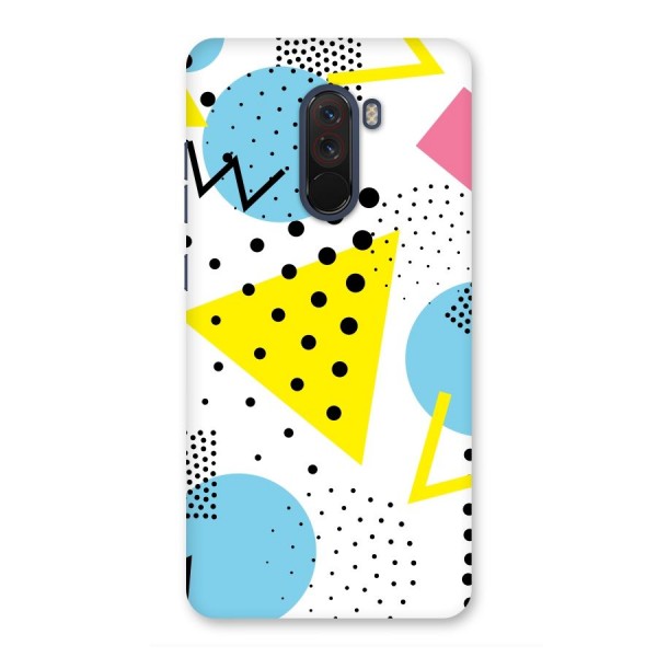 Abstract Geometry Back Case for Poco F1