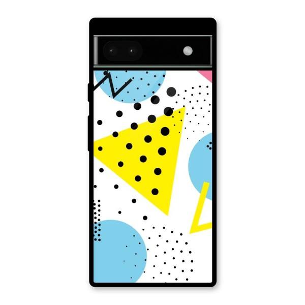 Abstract Geometry Glass Back Case for Google Pixel 6a