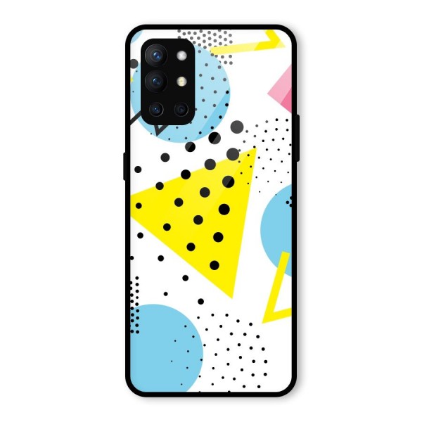 Abstract Geometry Glass Back Case for OnePlus 9R