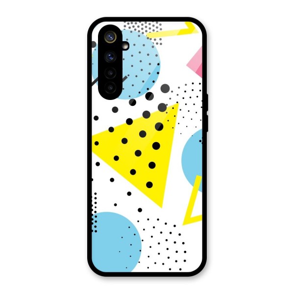 Abstract Geometry Glass Back Case for Realme 6