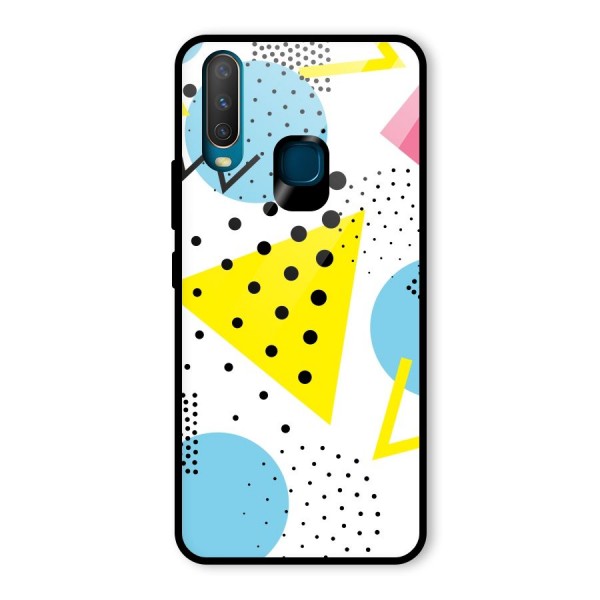 Abstract Geometry Glass Back Case for Vivo Y15