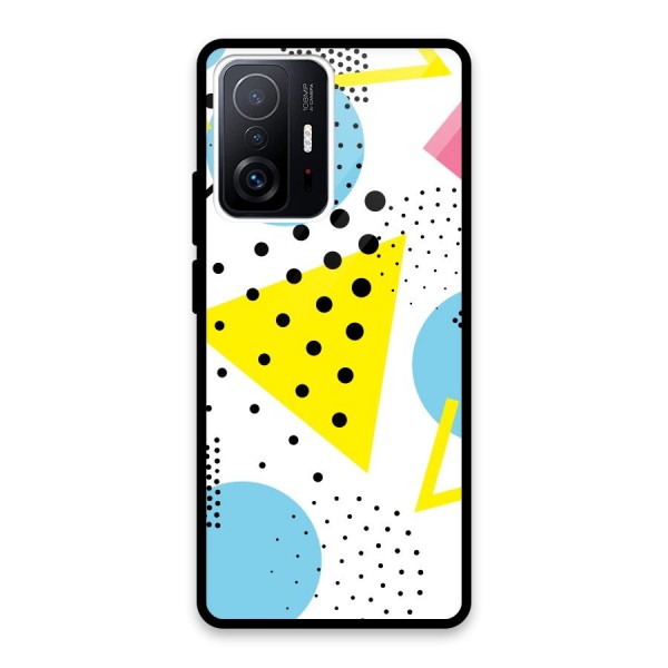 Abstract Geometry Glass Back Case for Xiaomi 11T Pro