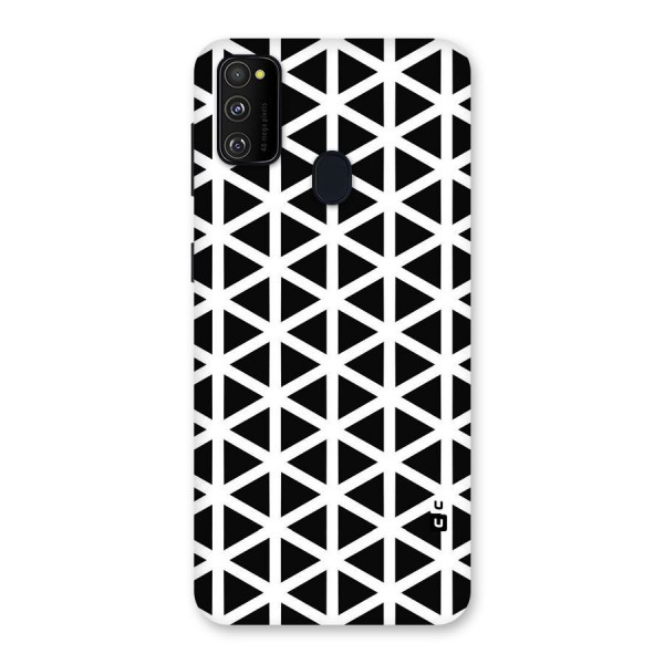 Abstract Geometry Maze Back Case for Galaxy M21