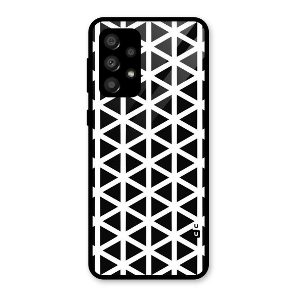 Abstract Geometry Maze Glass Back Case for Galaxy A32