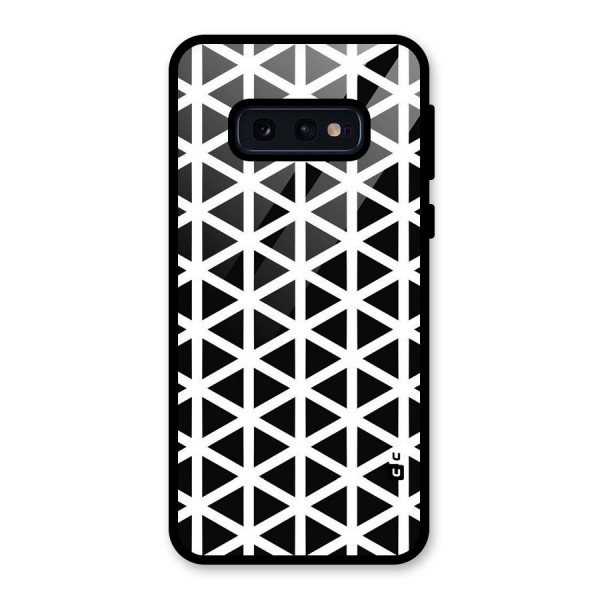 Abstract Geometry Maze Glass Back Case for Galaxy S10e