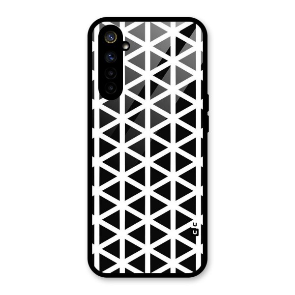 Abstract Geometry Maze Glass Back Case for Realme 6