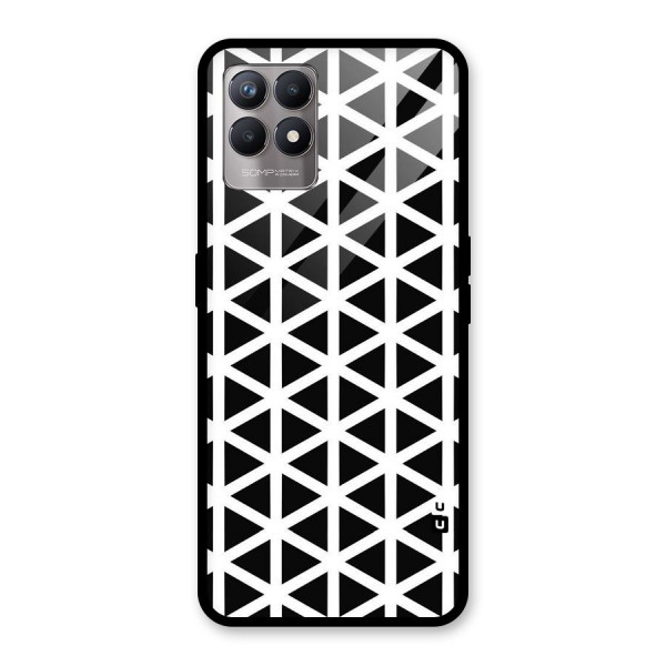 Abstract Geometry Maze Glass Back Case for Realme 8i