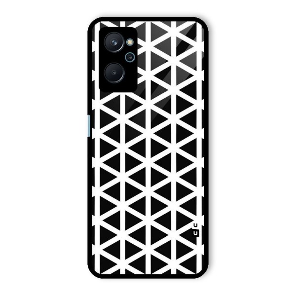 Abstract Geometry Maze Glass Back Case for Realme 9i