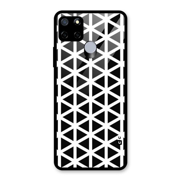 Abstract Geometry Maze Glass Back Case for Realme C15