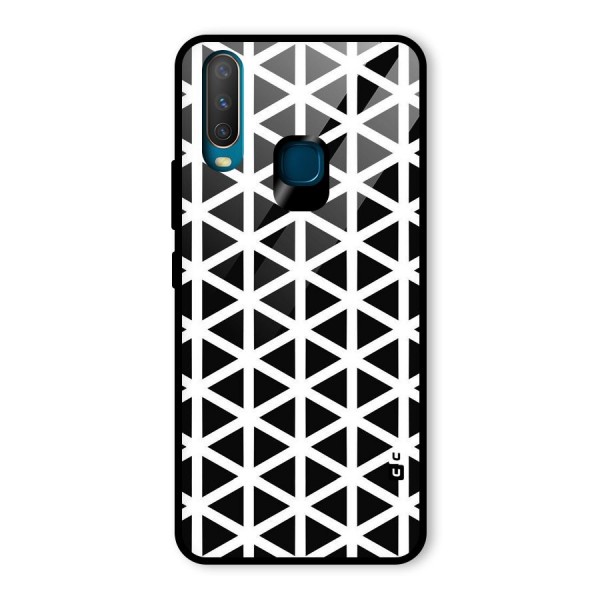 Abstract Geometry Maze Glass Back Case for Vivo Y12