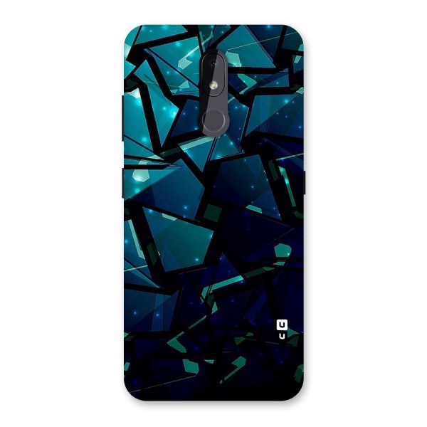 Abstract Glass Design Back Case for Nokia 3.2