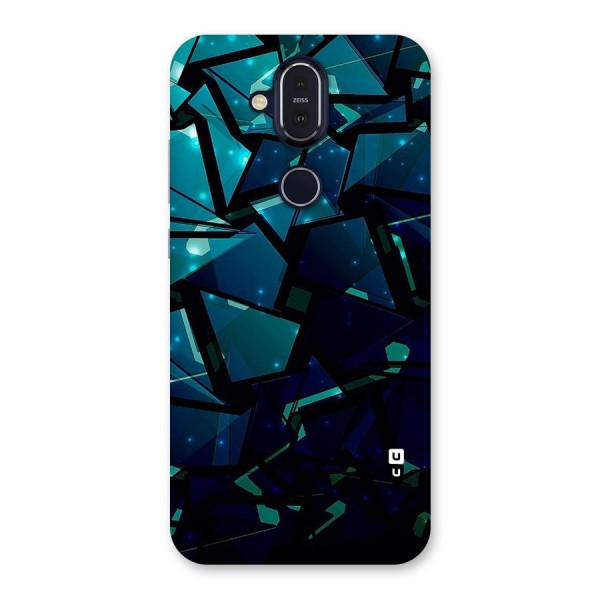 Abstract Glass Design Back Case for Nokia 8.1