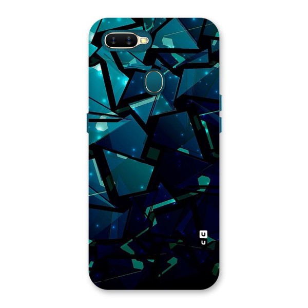 Abstract Glass Design Back Case for Oppo A12