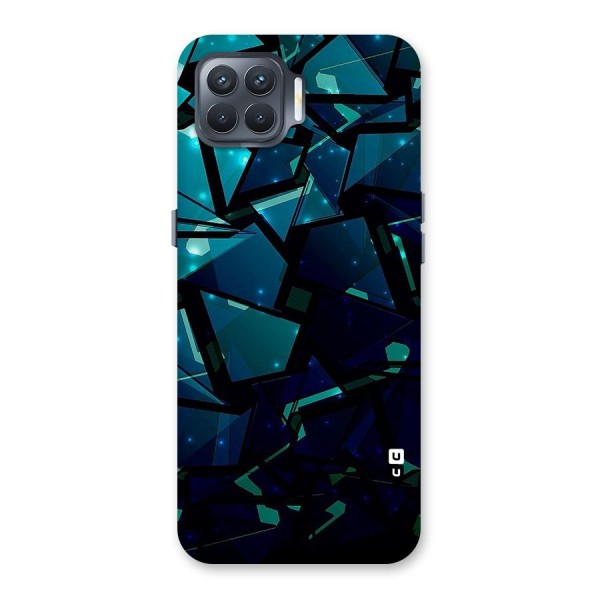 Abstract Glass Design Back Case for Oppo F17 Pro