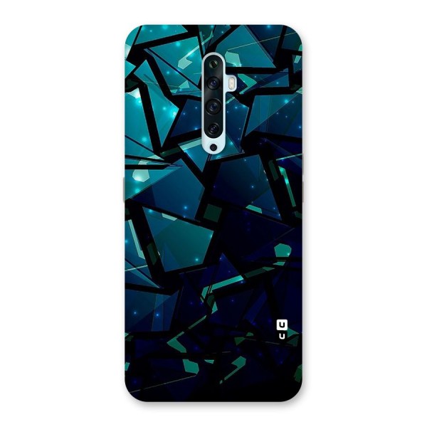 Abstract Glass Design Back Case for Oppo Reno2 F