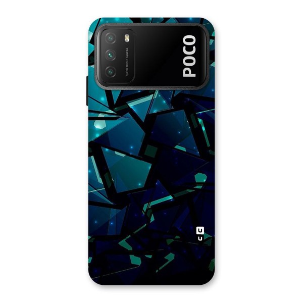 Abstract Glass Design Back Case for Poco M3