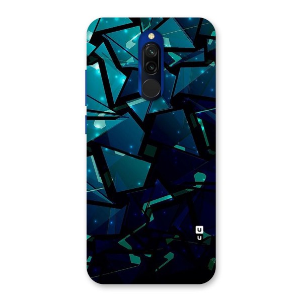 Abstract Glass Design Back Case for Redmi 8