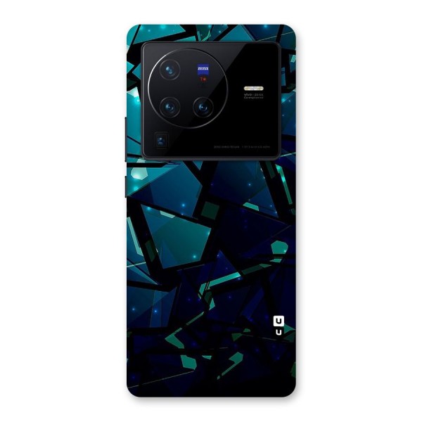 Abstract Glass Design Back Case for Vivo X80 Pro