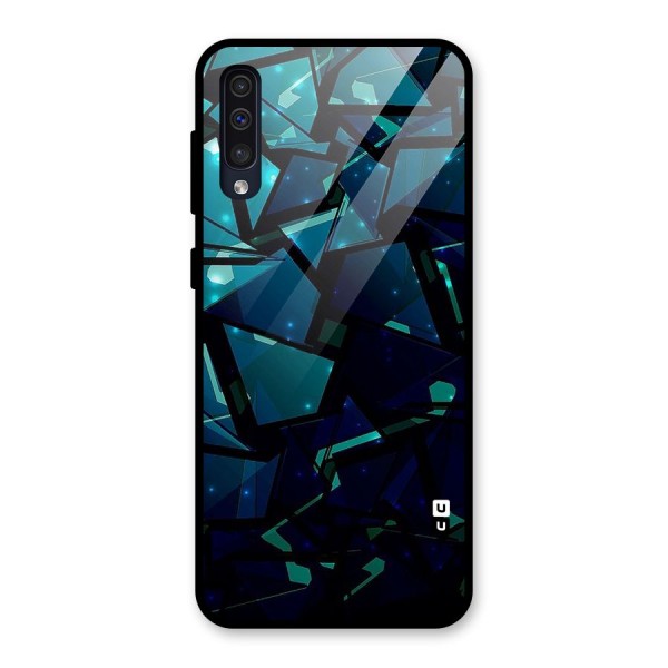 Abstract Glass Design Glass Back Case for Galaxy A50s