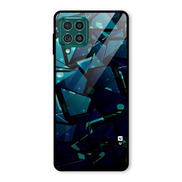 Abstract Glass Design Glass Back Case for Galaxy F62