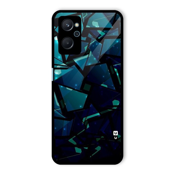 Abstract Glass Design Glass Back Case for Realme 9i