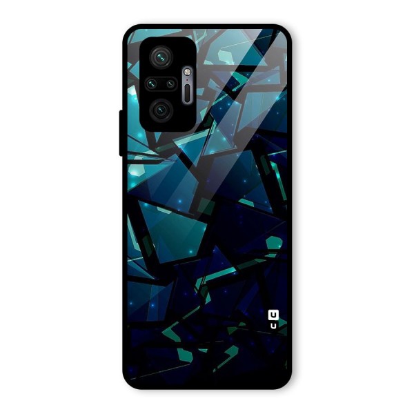 Abstract Glass Design Glass Back Case for Redmi Note 10 Pro Max
