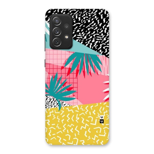 Abstract Grass Hues Back Case for Galaxy A72