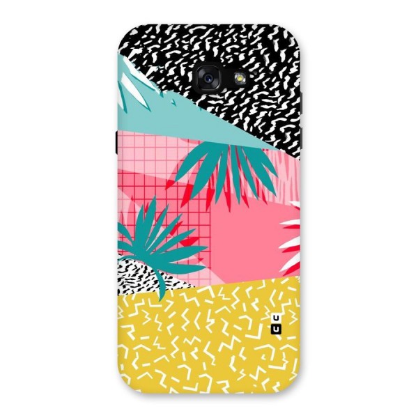 Abstract Grass Hues Back Case for Galaxy A7 (2017)