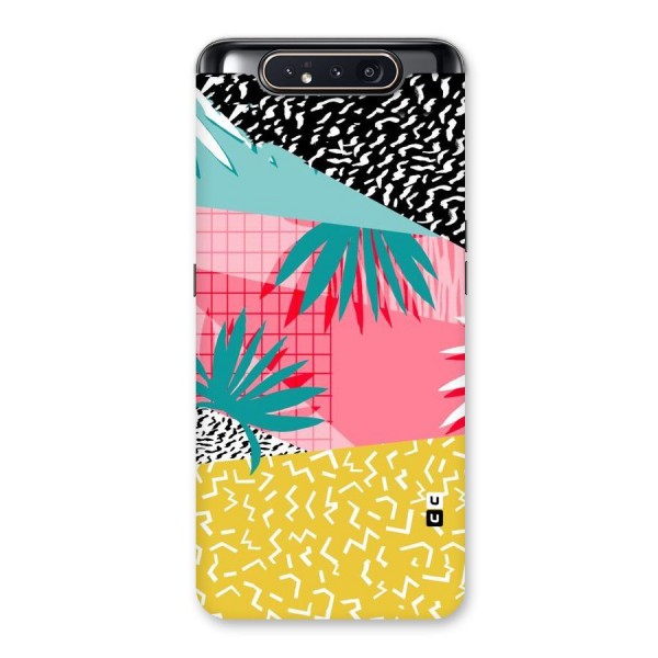 Abstract Grass Hues Back Case for Galaxy A80