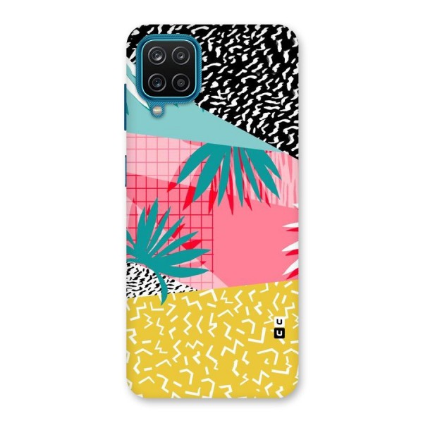 Abstract Grass Hues Back Case for Galaxy F12