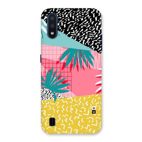 Abstract Grass Hues Back Case for Galaxy M01