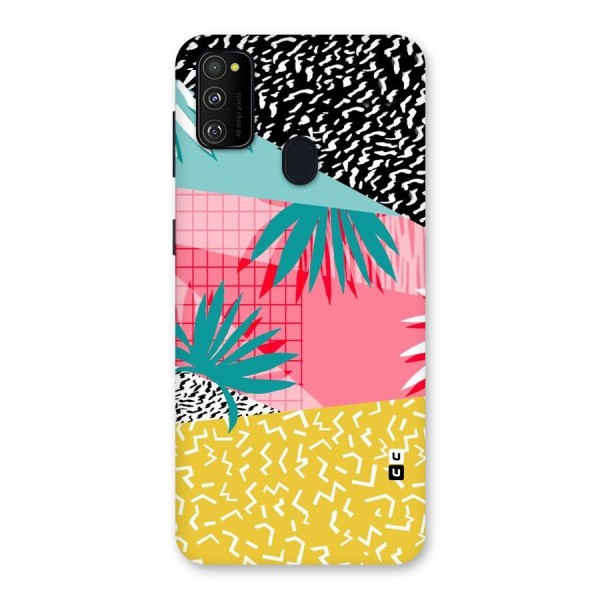 Abstract Grass Hues Back Case for Galaxy M21