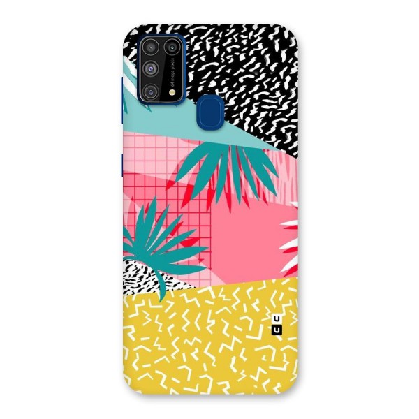 Abstract Grass Hues Back Case for Galaxy M31