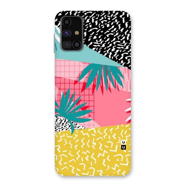 Abstract Grass Hues Back Case for Galaxy M31s