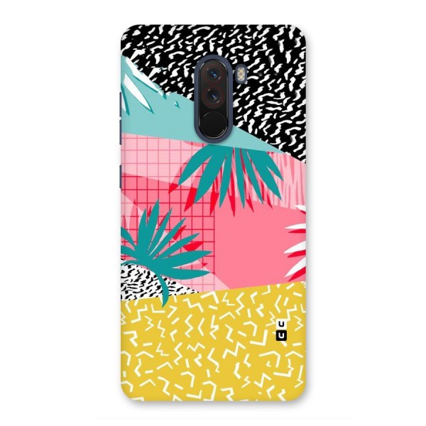 Abstract Grass Hues Back Case for Poco F1