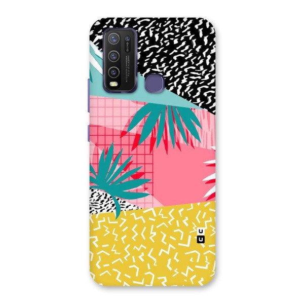 Abstract Grass Hues Back Case for Vivo Y30