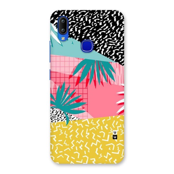 Abstract Grass Hues Back Case for Vivo Y91