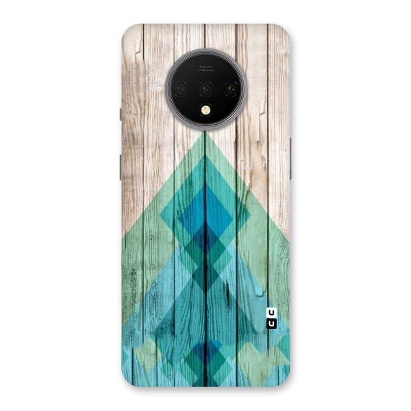 Abstract Green And Wood Back Case for OnePlus 7T