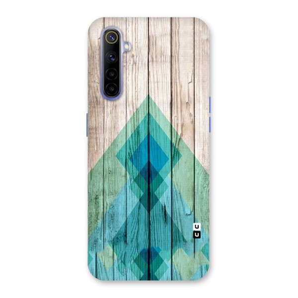 Abstract Green And Wood Back Case for Realme 6