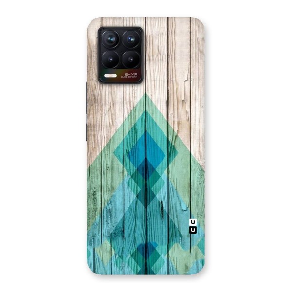 Abstract Green And Wood Back Case for Realme 8