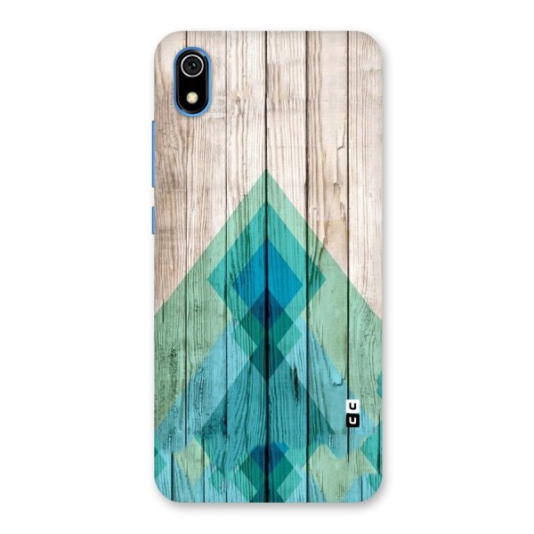 Abstract Green And Wood Back Case for Redmi 7A