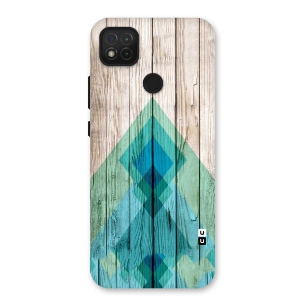 Abstract Green And Wood Back Case for Redmi 9C