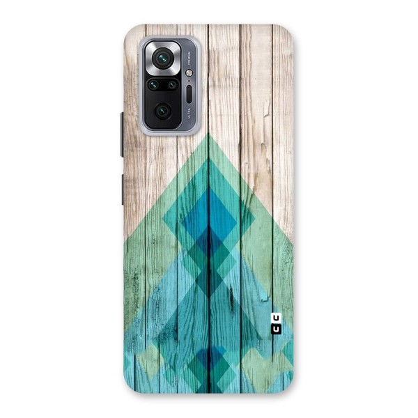 Abstract Green And Wood Back Case for Redmi Note 10 Pro