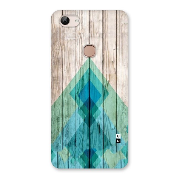 Abstract Green And Wood Back Case for Vivo Y83