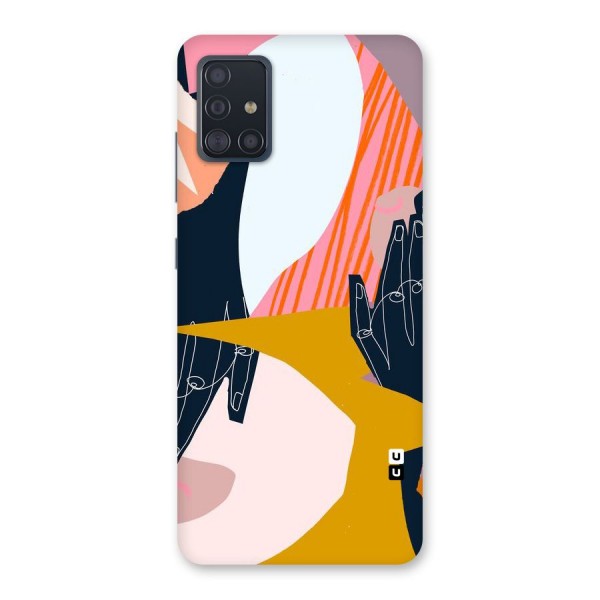 Abstract Hands Back Case for Galaxy A51